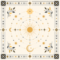 Bandana Bohème Jaune Soleil – Cercle des Astres